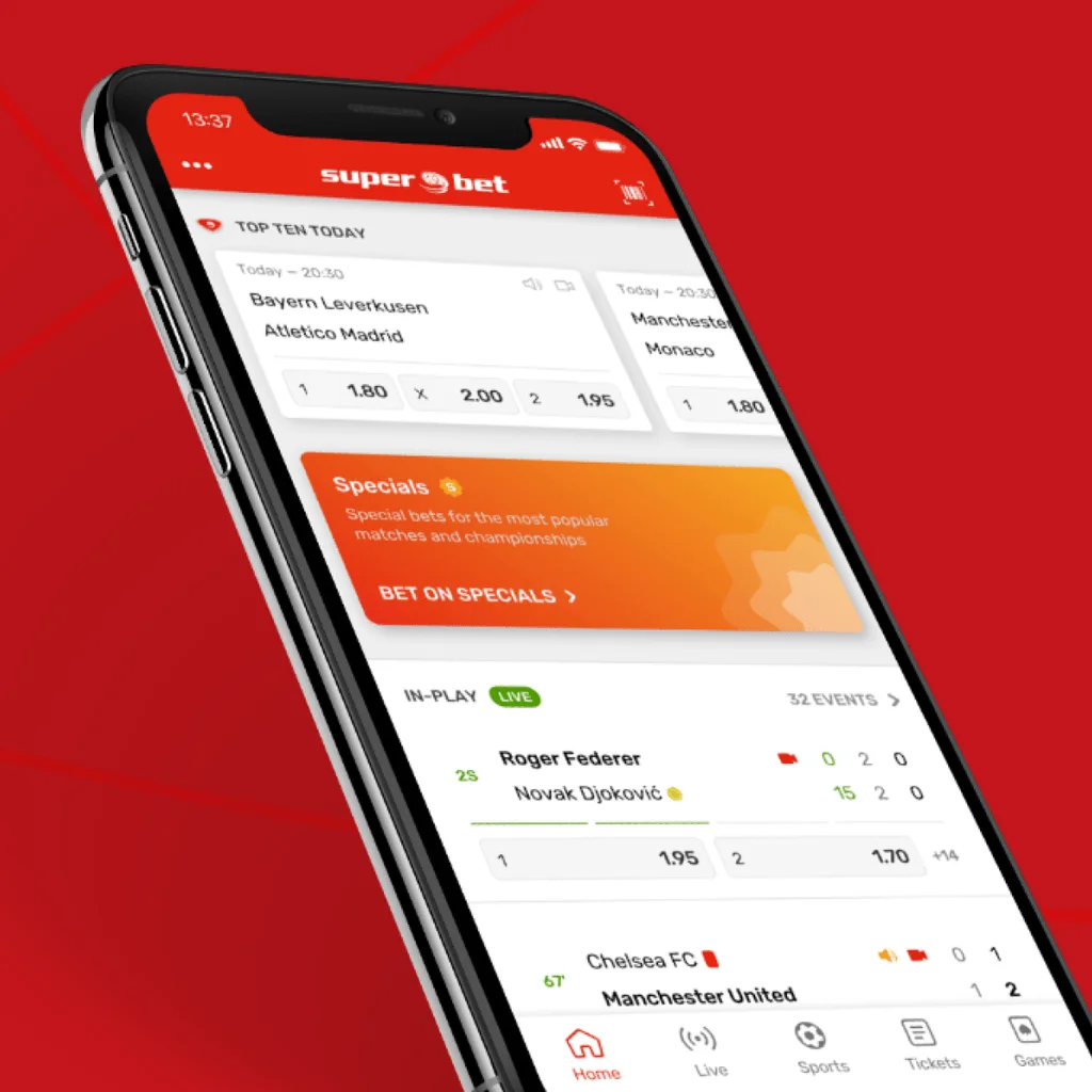 Superbet Posnetek zaslona 1
